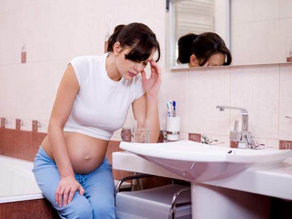 Morning sickness is a term used to describe the nausea which some women have in pregnancy.